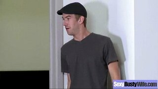 Hårdt Handling Sex Tape Med Fantastisk Store Bryster Husmor (mia lelani) vid-23