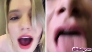 Kenna และ Serene ทำให้ออกไป squirting ผ่านคอมพิวเตอร์